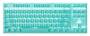 Fantech MAXFIT87 Wired Mint Edition Mechanical Keyboard, Fantech Red