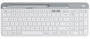 Logitech K580 Slim Multi-device Wireless Keyboard - White