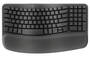 Logitech WAVE KEYS Wireless Ergonomic Keyboard, Graphite