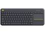 Logitech K400 Plus Wireless Touch Keyboard, Black
