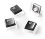 SteelSeries PrismCaps Universal Double Shot PBT Keycaps, Black