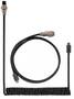 Keychron Custom Coiled Aviator Cable, Black