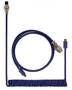 Keychron Custom Coiled Aviator Cable, Blue
