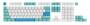 Keychron OEM Profile Dye-Sub PBT Keycap Set - Iceberg, Version B