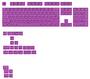 Glorious GPBT Basics Keycaps, Epic Purple