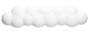 YUNZII Marshmallow White Keyboard Wrist Rest
