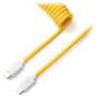 Keychron Custom Coiled Aviator Cable, Yellow