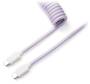 Keychron Custom Coiled Aviator Cable, Light Purple