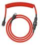 Glorious GMMK Coiled Cable, Crimson Red