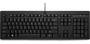 HP 125 Wired Keyboard - Black, Plug Play