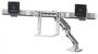 Ergotron HX Desk Mount Dual LCD Arm, Polished Aluminium