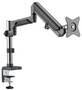Brateck LDT37-C012P-SG Single Pole-Mounted Monitor Arm, Space Grey