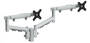 Atdec AWMS-2-D13 White Dual Monitor Arm For 27 Displays, F Clamp