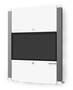 Ergotron CareFit Enclosure Computer Workstation Wall-Mount, White