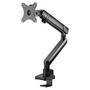 SilverStone ARM13 Single Monitor Arm, Black, 17 to 32 Monitors