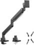 Brateck LDT80-C012 Super Heavy-Duty Gas Spring Monitor Arm, Black