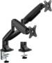 Brateck LDT82-C024-BK Dual Screen Heavy Duty Gas Spring Monitor Arm