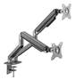 Brateck Dual Monitor Economical Monitor Arm up to 32 Monitor, Black