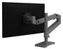 Ergotron LX Pro Desk Single Monitor Arm Tall Pole, Dark Grey