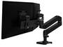 Ergotron LX Pro Desk Dual Direct Arm, Matte Black