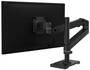 Ergotron LX Pro Desk Single Monitor Arm, Tall Pole, Matte Black