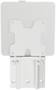 Ergotron Mini PC Mount with Wall Track for LX PRO, White