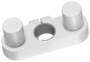 Ergotron LX Pro Dual Side-by-Side Collar, Single-to-Dual Kit, White