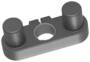 Ergotron LX Pro Dual Side-by-Side Collar, Single-to-Dual Kit, Dark Grey