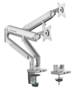 Humanmotion T2-2 Epic Gas Spring Dual Monitor Arm, For 17-32 Monitor