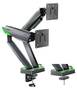 Humanmotion Humanex TX03-2G Dual Gaming Monitor Arm, Dark Grey