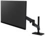 Ergotron LX Pro Desk Single Monitor Arm, Tall Pole, Grommet Mount, Matte Black