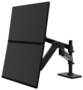 Ergotron LX Pro Dual Stacking Arm, Grommet Mount, Black