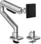 Humanmotion HT-Zero-1Y Friction Free Single Monitor Arm, Gloss Grey