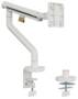 Humanmotion T7-1G Designer Single Monitor Arm, White