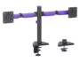 Brateck Amethyst Articulating Gaming Dual Monitor Arm, Matte Black, Support 17-32inch