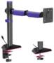 Brateck Articulating RGB Lighting Gaming Monitor Arm, Matte Black, Support 17-40inch