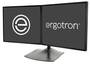 Ergotron DS100 Dual-Monitor Desk Stand, Black