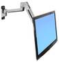 Ergotron LX Sit-Stand Wall Mount LCD Arm, Polished Aluminum