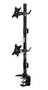 Highgrade TC012 Dual Vertical Monitor Stand(Clamp Base)