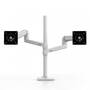 Ergotron LX Dual Stacking Arm Tall Pole Monitor Mount, White