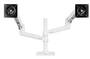 Ergotron LX Dual Stacking Arm, White
