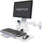 Ergotron 200 Series Combo Arm Keyboard Monitor Mount, White