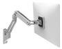 Ergotron HX Wall Mount Heavy Monitor Arm, Polished Aluminum