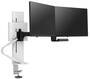 Ergotron TRACE Dual Monitor Desk Mount Up to 27inch, White