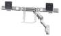 Ergortron HX Wall Dual Monitor Arm, White