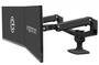 Ergotron LX Dual Side-by-Side Arm, For 27inch Displays, Matte Black