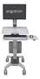 Ergotron Workfit-C Sit-Stand Single LCD Cart, Two-tone Grey