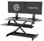 Ergotron WorkFit Corner Standing Desk Converter, Black