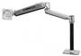 Ergotron LX HD Sit-Stand Desk Mount Monitor Arm, Polished Aluminum
