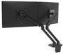 Errgotron MXV Desk Dual Monitor Arm, Matte Black, up to 24inch Screen